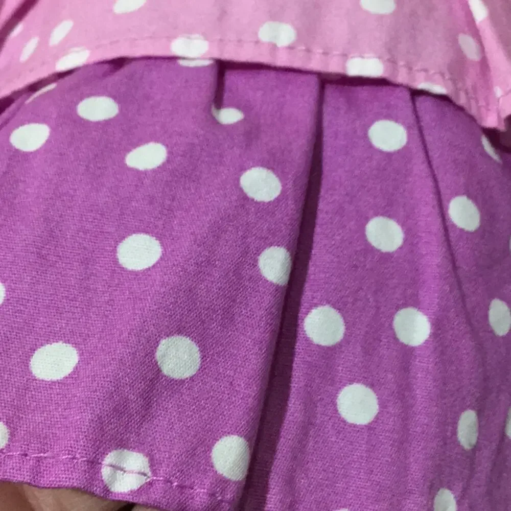 Gymboree 12-18m pastel mixed polka dot skirt NWT